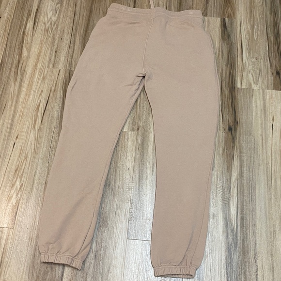 PACT ORGANIC NWOT 100% COTTON TERRY JOGGER PANT TAN BEIGE POCKETS WOMENS SZ MED - Picture 11 of 13